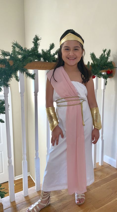 Diy Aphrodite Costume, Diy Roman Costume, Roman Costume Womens, Hera Goddess Costume, Greece Goddess Costume, Diy Goddess Costume, Hera Costume, Queen Costume Diy, Aphrodite Costume