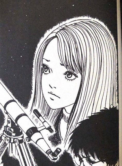 Kirie Pfp, Junji Ito Kirie, Aesthetic Junji Ito, Junji Ito Pfp, Kirie Goshima, Broken Doll, Japanese Horror, Alien Stage, Junji Ito