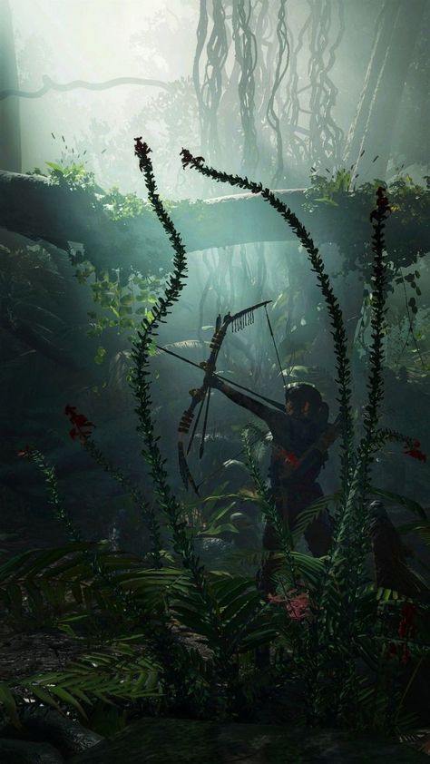 Tomb Raider Aesthetic, Lara Croft Aesthetic, Tomb Raider Wallpaper, Tomb Raider Art, Pink Blossom Tree, Tomb Raider Lara Croft, As Wallpaper, Lara Croft Tomb, Jungle Adventure