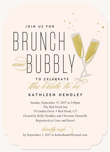 Bubbly Brunch - simplytoimpress.com Bubbly Brunch, Photography Release Form, Bridal Shower Prizes, Bridal Shower Brunch Invitations, Brunch And Bubbly, Brunch Bubbly, Wedding Brunch, Food Signs, Bridal Shower Inspiration