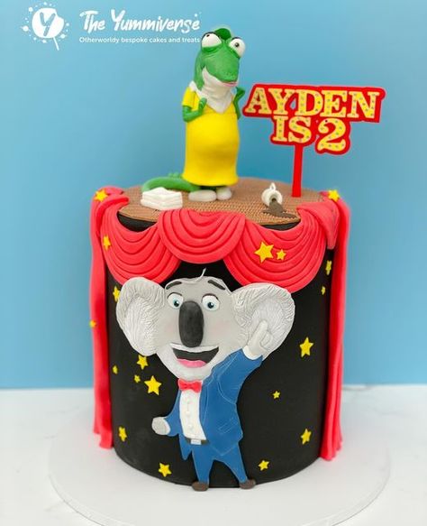 Sing Birthday Cake, Sing 2 Cake, Sing Party, 2 Cake Topper, Sing Movie, 2 Cake, Sing 2, Toddler Art Projects, 2 Birthday Cake