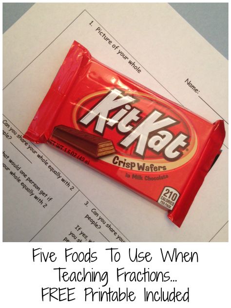 It is finally time for one of my favorite math units!! Fractions!!! Last week we kicked off our unit with food. My boys love to eat, and if we get to have a snack while we learn I’m super mom…at least for a few minutes. There are many food that are already divided into … Fractions With Food, Teach Fractions, 3rd Grade Fractions, Teaching Fractions, Fraction Activities, Equivalent Fractions, Fourth Grade Math, Math Intervention, Math Tutor