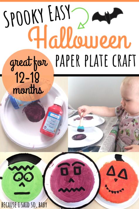 Monster Faces, Fall Activities For Toddlers, Fall Sensory, Fall Crafts For Toddlers, Craft For Toddlers, Purple Monster, Paper Plate Craft, Fun Halloween Games, Craft Halloween