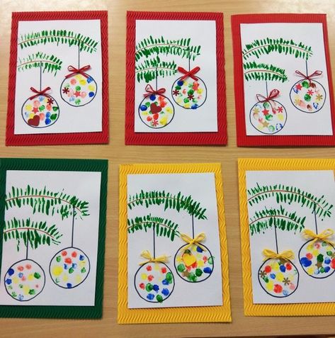 Christmas Cards Kindergarten, Christmas Card Kindergarten, Christmas Cards Preschool, Preschool Christmas Cards, Christmas Card Preschool, Advent Kita, Christmas Card For Kids, Christmas Cards Handmade Kids, Christmas Art Projects