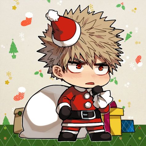 Character: Katsuki Bakugou (Christmas) Christmas My Hero Academia, My Hero, Hero Academia, My Hero Academia, The Story, Wattpad, Books, Christmas, Anime