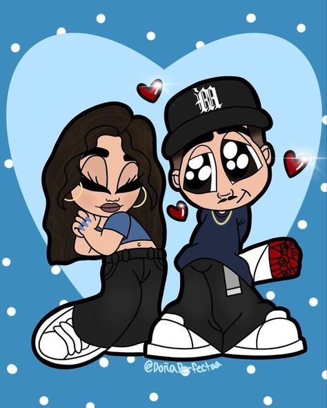 Cholo Couple Painting, Old School Drawings Cholo Love Easy, Couple Cartoon Drawings, Chicano Couple Drawing, Hispanic Drawings, Couple Painting Ideas Cartoon, Cholo Couple, Chicano Drawing, Halloween Canvas Paintings