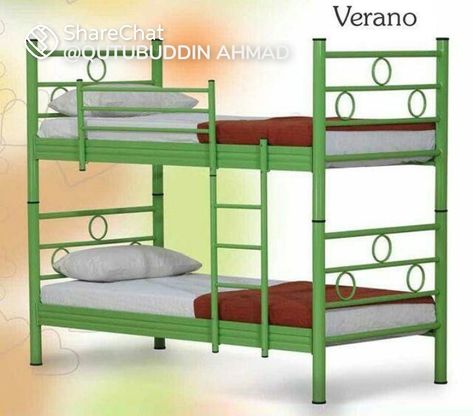 Steel Bed Design, Kids Bed Design, Iron Furniture Design, Window Grill Design Modern, Modern Bunk Beds, Diy Bunk Bed, Bunk Beds Built In, Iron Door Design, Wrought Iron Furniture