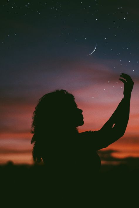 What It Means to Have a Stellium in Astrology, and Why It Might Be More Relevant Than Your Sun Sign Star Goddess, Printable Inspirational Quotes, New Moon Rituals, Silhouette Photos, Meditation Space, Sun Sign, New Moon, Self Portrait, Human Silhouette