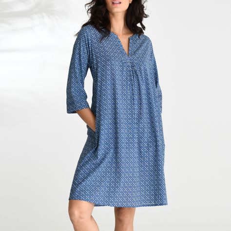 Kaftan Style, Circle Print, Maternity Nursing Dress, Dresses Indian, Blue Circle, Tile Print, Nursing Dress, Maternity Nursing, Designer Dresses Indian