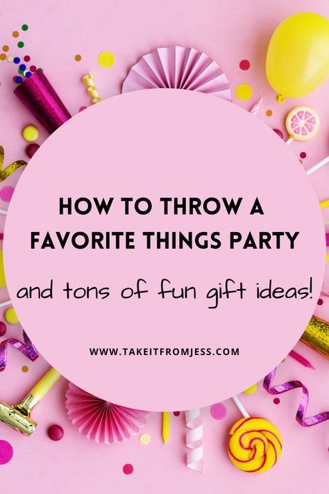 I’m sharing how I throw my favorite things party, along with all the gifts people brought this year. This is the ultimate girls night. Provides tons of holiday gift ideas! Favorite Things Party Gift Ideas, Favorite Things Gift Exchange, Women Party Ideas, Ladies Night Party, Best White Elephant Gifts, Moms' Night Out, Favorite Things Party, Moms Night, Galentines Party