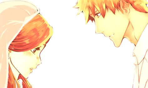 Orihime X Ichigo, Ichigo X Orihime, Bleach Orihime, Ichigo And Orihime, Bleach Couples, Inoue Orihime, Byakuya Kuchiki, Anime Rules, Orihime Inoue