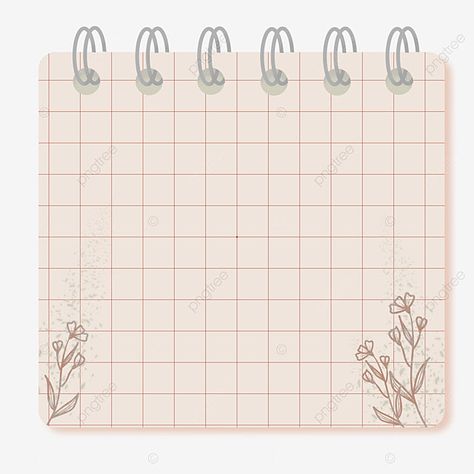 Notes Ideas Template, Notes Design Template, Cute Notes Template, Note Paper Cute, Decoraciones Aesthetic, Brown Line Art, Flower Making With Paper, Brown Notes, Flower Notes