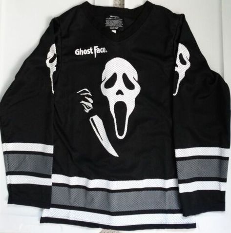 Scream Clothes, Scream Sweaters, Ghost Face Jersey, Scream Horror Movie, Ghost Face Shirt, Scream Graphic Tee, Ghostface Shirt, Estilo Cholo, Ghost Face