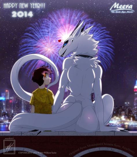 Happy New Year 2014, New Year 2014, Ship Drawing, Anthro Dragon, Happy New Year Everyone, Fete Anime, Monster Girl, Drawing Base, Creature Art