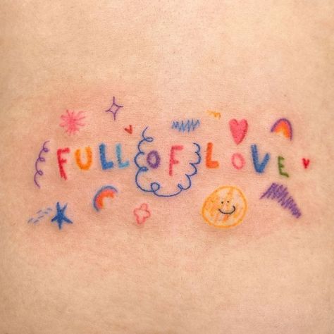 Primary Color Tattoo, Small Colored Tattoos, Tats With Meaning, Tattoo Best Friends, Small Cat Tattoo, Neck Tattoo Women, Simple Cat Tattoo, Best Friends Tattoo, Tattoo Couples