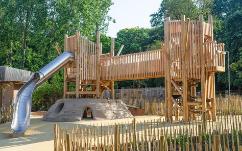 Playground Design & Build - Bespoke Playgrounds Primary Playground, Air Garden, Welcome To Holland, To Holland, Adventure Playground, Kids Play Spaces, School Building Design, Things For Kids, Kensington And Chelsea