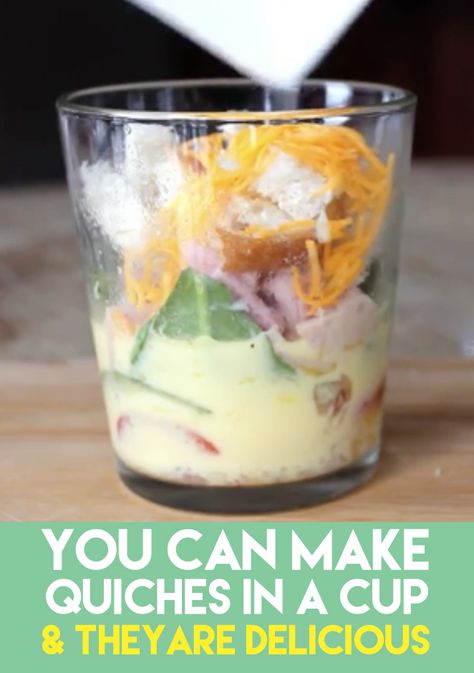 Savory Mug Recipes, Microwave Quiche, Microwave Oatmeal, Microwave Mug Recipes, Cup Recipes, Ham Quiche, Bread Cheese, Single Serving Recipes, Egg Cooker