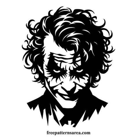 Chaotic Joker Vector Art for Download Joker Vector Art, Batman Svg, Joker Art Drawing, Joker Character, Dc Logo, All Crafts, Free Vector Illustration, Laser Art, Joker Art