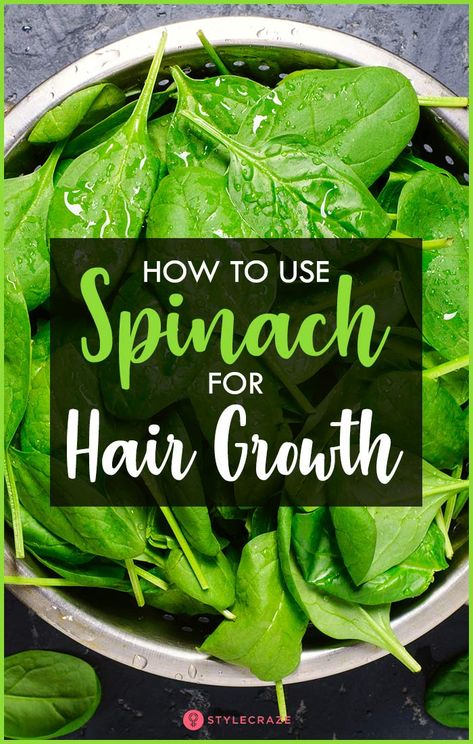 How To Use Spinach For Hair Growth Smoothies For Hair Growth, Girls Short Haircuts, Spinach Smoothie, Hair 2024, For Hair Growth, Vegan Dinner, Healthy Hair Growth, Washing Hair, Hair Health