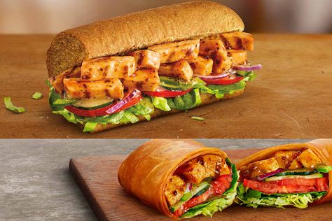 Easy Tasty Sandwiches, Healthy Subway Sandwiches, Sweet Onion Chicken, Subway Chicken, Sweet Onion Sauce, Pollo Teriyaki, Subway Sandwich, Teriyaki Glaze, Chicken Teriyaki