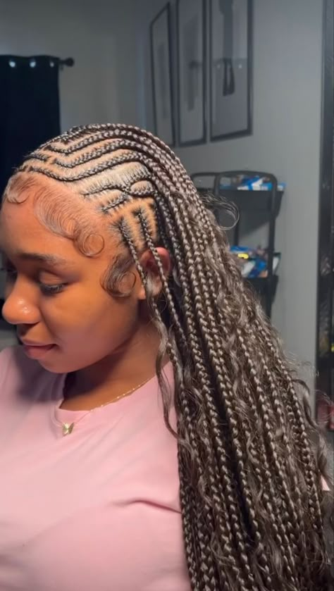 Hairstyles For Black Women Cornrows, Black Women Cornrows, Women Cornrows, Braided Hairstyles For Black Women Cornrows, Feed In Braids Hairstyles, Quick Natural Hair Styles, Cute Braided Hairstyles, Box Braids Hairstyles For Black Women, Braided Cornrow Hairstyles