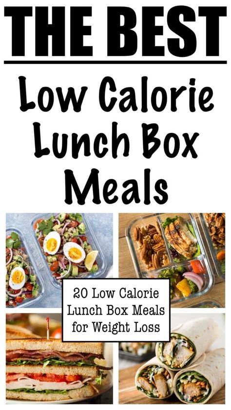 20 Low Calorie Lunch Box Ideas for Weight Loss Low Calorie Lunch Prep Meals, Low Calorie On The Go Lunch, Easy Healthy Lunches Low Calorie, Low Point Lunches For Work, Loosing Weight Lunch Ideas, Low Calorie Asian Salad, Low Calorie Lunchbox Ideas, Low Calorie Lunch For School, Easy Low Calorie Meals Lunch