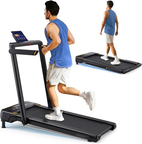 UREVO Treadmill with Incline: It is not only a 2 in 1 under desk treadmill, but also comes with 5-9% 3-level incline selection, 1 button automatic adjustment. You can choose the mode that works best for a more productive workout.
No Assembly and Quick Folding: Unlike traditional treadmills with tilts, this treadmill has an innovative design that allows it to fold quickly without assembly. When you fold the armrest, it becomes an under desk treadmill. Space-saving, folded with a folding size Treadmill Machine, Compact Treadmill, Portable Treadmill, Incline Treadmill, Under Desk Treadmill, Desk Treadmill, Walking Pad, Foldable Treadmill, Cardio Machines