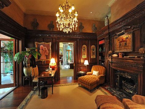 victorian mansion interior | ... Gothic, and Victorian Interior Design: Victorian Gothic style interior Interior Design Victorian, Victorian Gothic Interior, Gothic Style Home, Victorian Gothic Decor, Mediterranean Living Room, Victorian Interior Design, Gothic Interior, Old House Interior, Victorian Home Interior