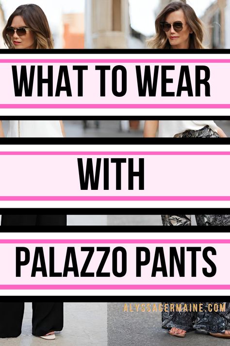 what to wear with palazzo pants | what to wear with palazzo pants classy | what to wear with palazzo pants summer | what to wear with palazzo pants plus size | what to wear with palazzo pants business casual | what to wear with palazzo pants shirts | what to wear with palazzo pants winter | what shoes to wear with palazzo pants | what to wear with black palazzo pants | what top to wear with palazzo pants | what to wear on palazzo pants | what to wear with wide leg pants palazzo Shoes To Wear With Palazzo Pants, What To Wear With Palazzo Pants, How To Style Palazzo Pants, How To Style Palazzo Pants Casual, Plus Size Palazzo Pants Outfit, Palazzo Pants Outfit Summer, Floral Palazzo Pants Outfit, Wide Leg Palazzo Pants Outfits, Pink Palazzo Pants Outfit