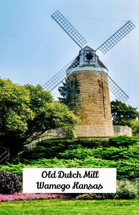 Wamego Kansas, Wizard Of Oz Wedding, Dutch Mill, Kansas Travel, Beautiful Pond, Itinerary Ideas, Historical Museum, Old Dutch, Vacation Usa