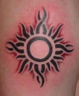 Tribal Sun Tattoos And Tribal Sun Tattoo Meanings-Tribal Sun ... Godsmack Tattoo, Sun Tattoo Meaning, Make Temporary Tattoo, Sun Tattoo Designs, Free Tattoo Designs, Sun Tattoos, Indian Tattoo, Temporary Tattoo Designs, Diy Tattoo