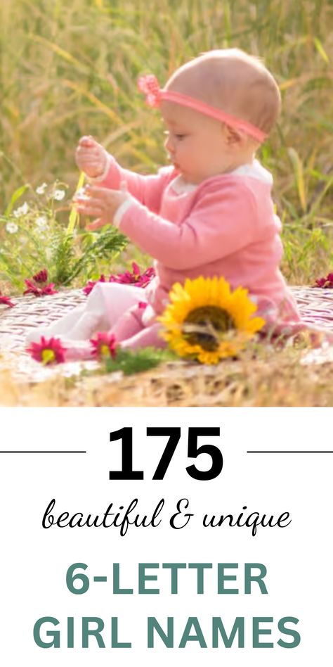 cute baby girl playing on a picnic mat in a park 6 Letter Girl Names, Name Letters, Girl Name, First Name, Girl Names