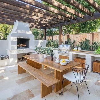 Outdoor Kitchen And Dining, Reka Bentuk Dapur, Design Per Patio, Summit Lake, Outdoor Kitchen Decor, Patio Kitchen, Backyard Kitchen, Outdoor Kitchen Patio, Backyard Entertaining