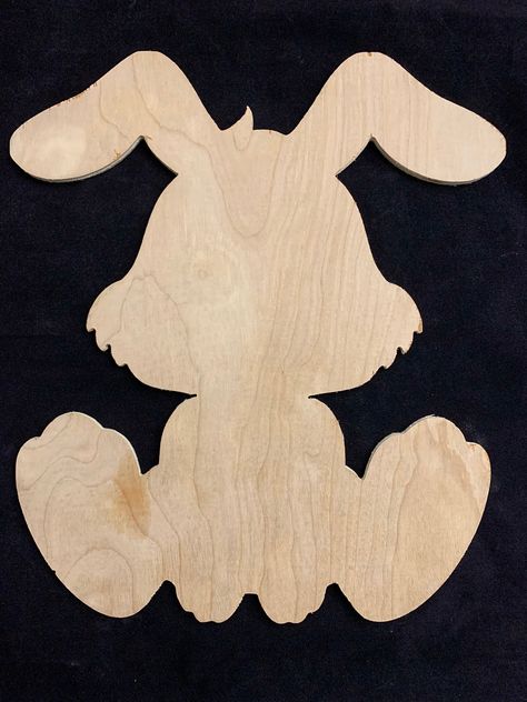 Rabbit Cutout, Rabbit Wood Blank, Bunny Cutout, Bunny wood Blank, wood cutout, wood blank, Easter Rabbit wood blank, Easter Bunny wood blank, Unpainted Rabbit Sign,  Approximate measurements are 12x10 Unpainted 1/4 wood  Wood Pieces are lightly sanded and may require additional sanding. Bunny Cutout, Rabbit Sign, Rabbit Drawing, Valentine Day Wreaths, Bunny Doll, Heart Wreath, Easter Rabbit, Easter Ideas, Wood Cutouts