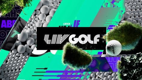 Modern Logic for LIV Golf  · Idents Golf Branding, Liv Golf, Michael Bennett, Golf Brands, Unique Branding, Tv Animation, Motion Design, Creative Work, Logic