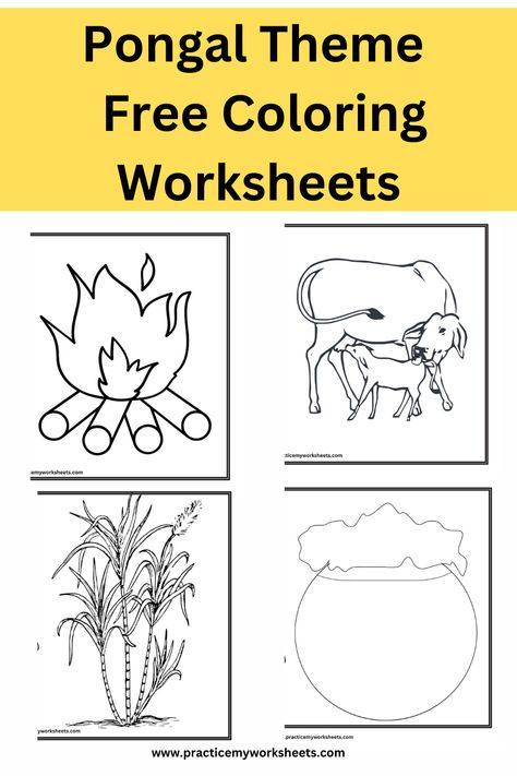 pongal, coloring, kids, worksheets Pongal Colouring Pages For Kids, Spongebob Colouring, Pongal Festival Images, Pongal Pot, Pongal Festival, Spongebob Coloring, Spider Coloring Page, Coloring Worksheets, Sheet Ghost