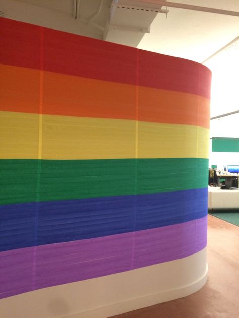 Pride Month Display, Lgbtq School Display, Pride Month Office Decor, Its Pride Month You Know What That Means, Nyc Pride, Month Meaning, Rainbow Project, Office Fun, Happy Pride