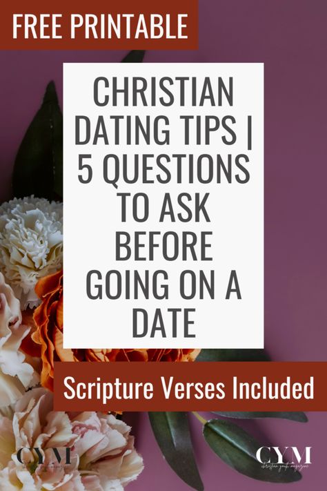 Christian Dating Tips | 5 Questions to Ask Before Going on a Date | Christian Teen Dating | Christian Dating Tips | Struggles of a Teenager | Scripture Verses | Christian Youth Magazine Christian First Date Questions, Christian Questions To Ask A Guy, Christian Dating Questions, Christian Dating Goals, First Date Conversation Topics, Hard Questions To Ask, First Date Conversation, Christian Dating Advice, Christian Youth