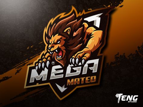 MEGA MATEO LOGO MASCOT VECTOR ESPORT/SPORT by Teng Studio on Dribbble Cartoon Reference, Minimalist Logo Branding, Logo Reference, Logo Youtube, Logo Animal, Shark Logo, Logo Mascot, Esports Logo, Logo Sport