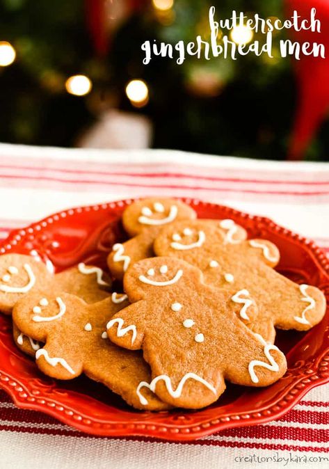 Gingerbread Cookies Butterscotch Pudding, Gingerbread Cookies With Butterscotch Pudding, Butterscotch Gingerbread Cookies, Christmas Cutout Cookie Recipe, Gingerbread Man Cookie Recipe, Amish Sugar Cookies, Gingerbread Man Recipe, Easy Gingerbread Cookies, Cupcake Diaries