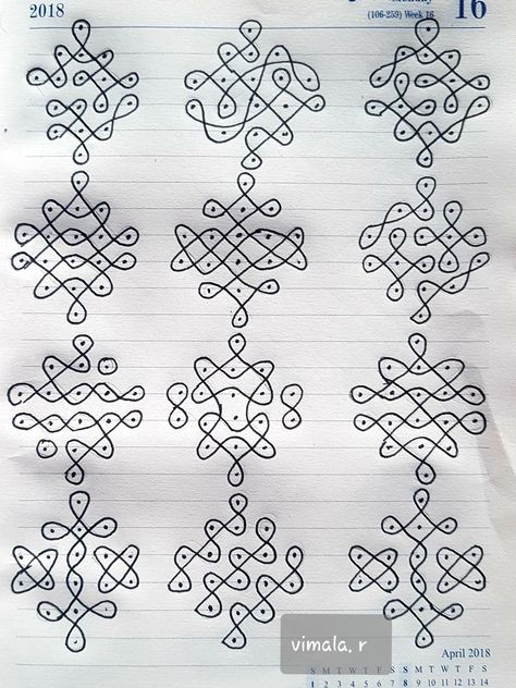 1,3,5,5,3,1 parallel dots kolams Puli Kolam, 5 Dots Kolam, Kolam Dots, Indian Rangoli Designs, Pattern Design Drawing, Dots Kolam, Easy Rangoli Designs Videos, Very Easy Rangoli Designs, Rangoli Designs Photos