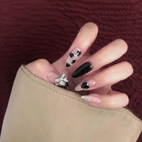 Nail With Bow, Nail Package, Press On Nails French, Ballet Nails, Asian Nails, Full Nail Tips, Grunge Nails, Gel Nails Diy, Pretty Gel Nails