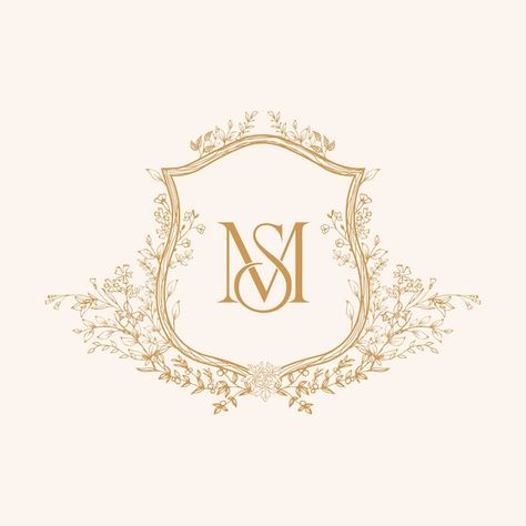 Wedding Initials Logo Design, Wedding Initials Logo, Free Monogram Fonts, Wedding Invitation Trends, Floral Logo Design, Initials Logo Design, Wedding Logo Monogram, Indian Wedding Invitation Cards, Dream Wedding Decorations