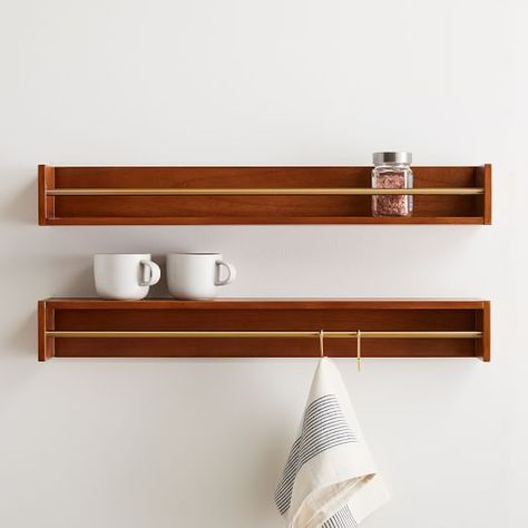 Modern Desk & Home Office Accessories | West Elm Modern Desk Accessories, Modern Wall Shelf, Metal Wall Shelves, Modern Home Furniture, Wood Wall Shelf, Home Office Accessories, Modern Storage, Garden House, Modern Desk