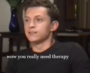 ttom holland reaction pic Therapy Reaction Pic, Reaction Pic, Reaction Memes, Reaction Pics, Group Chat, Funny Pics, You Really, Holland, Incoming Call