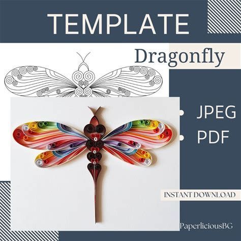 Printable Quilling Patterns Quilled Dragonfly Patterns, Paper Quilling Patterns Templates Free Printable, Dragonfly Quilling, Free Quilling Patterns Printables, Quilling Patterns Templates Printable, Quilling Templates Free Printable, Paper Quilling Designs Easy, Quilled Dragonfly, Dragonfly Template