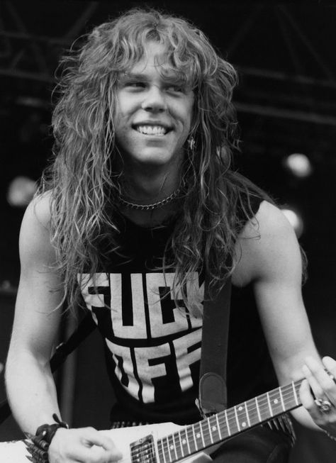 James Metallica, Metallica Art, 80s Bands, Rock And Roll Bands, James Hetfield, Thrash Metal, Draw On Photos, Metallic Hair, The Duff