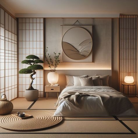 Aesthetic Room Decor Ideas Zen Retreat Modern Zen Bedroom, Bedroom Japandi, Aesthetic Room Decor Ideas, Zen Retreat, Trendy Room Decor, Japanese Style Bedroom, Zen Aesthetic, 15 Aesthetic, Trendy Room