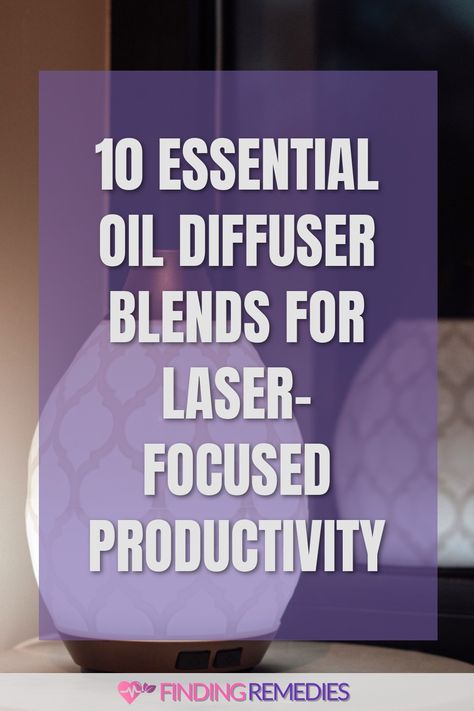 10 Essential Oil Diffuser Blends for Laser-Focused Productivity Diffuser Blends For Focus, Focus Diffuser Blend, Focus Essential Oil Blend, Focus Blend, Focus Concentration, Basil Essential Oil, Wellness Selfcare, Clary Sage Essential Oil, Focus And Concentration