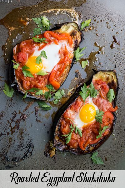 Busy in Brooklyn » Blog Archive » Roasted Eggplant Shakshuka Eggplant Shakshuka, Conscious Eating, Shakshuka Recipes, Runny Eggs, Cheap Clean Eating, Egg Plant, Eggplant Dishes, Roasted Eggplant, Spicy Tomato Sauce